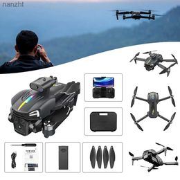 Drones New C15S Mini Drone 8K Professional Triple Camera 4K WIFI FPV Obstacle Avoidance Four Axis Folding RC Aerial Photography WX