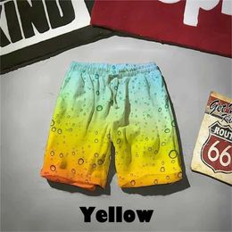 Men's Shorts Summer New Water Drop 3d Printed Shorts Funny Fashion Gradient Colourful Beach Short Pants Swimming Shorts Men Hombre Ropa CheapL2405