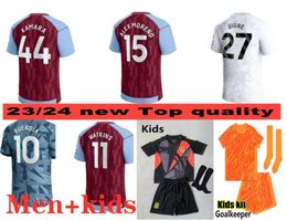 23 24 Damian Martinez goalkeeper Soccer Jerseys Kids Kit 2023 2024 AsTOn VilLaS Football Shirt KAMARA MINGS McGINN WATKINS Camisetas Maillot Foot Tops