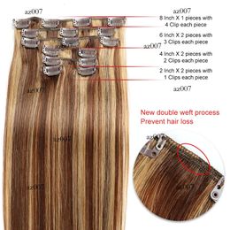 Malaysian 100 Human Straight 1B613 4613 6613 27613 Clips In Extensions 1424inch Clipon Hair Products Piano Colo9495501 Original edition