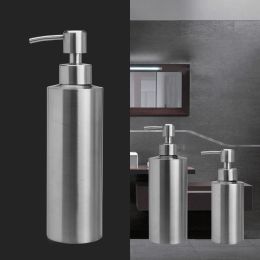 Dispensers Stainless Steel Countertop Sink Soap Dispenser High Quality Bathroom Hand Dish Lotion Bottle Container Light Weight JJ65305