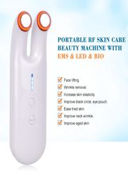 2019 Portable led BIO ems radio frequency rf face lifting machine for skin tightening rejuvenation wrinkle remover home use DHL Fr1036779