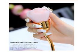 Nail Art Dust Brush For Manicure Rose head brush Blush Powder brushes Fashion Gel Nail Accessories Nail Material Tools8971262