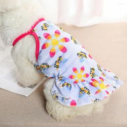 Dog Apparel Fashion Outfit Soft Touch Wide Application Reusable Comfortable Printed Puppy Coat