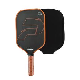 T700 Raw Carbon Friction Surface Race Pro High Spin Pickleball Paddle 16mm offensive racket defensive big sweet spot 240425