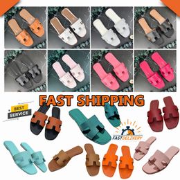 free shipping sandal designer sandals for women slides slippers triple black white brown pink slide leather slipper womens shoes red new sexy ladies beach daily
