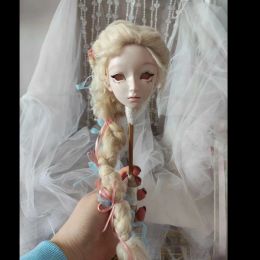 Dolls Doll Colourful Wig For 1/6 1/3 1/4 1/8 SD BJD Doll Hair Wig Princess Doll Fake Hair Wig Decoration Princess Can Customization