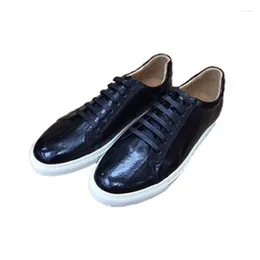 Casual Shoes Shenzhen Dae Arrival Men British Leisure Breathable Wear-resisting Eel Skin