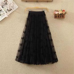 Skirts Black Skirt 2024 Spring New Womens Skirt Korean Fashion Long Skirt women Summer Autumn High Waist Midi Maxi Skirt Vintage