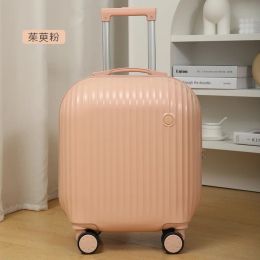 Luggage YL3213 New small lightweight suitcase for women 18inch cute bubble box universal wheel antifall password box