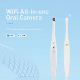 Webcams Wireless Hd Intraoral Camera Wifi Inspection Endoscope Intra Oral Camera with 8 Led Lights for Ios Iphone Android