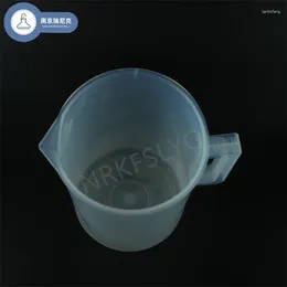 Transparent Handle PFA Beaker 2L For Easy Access Acid And Alkali Resistant Washable Small Vessels