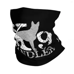 Bandanas K9 Handler Dog Bandana Winter Neck Warmer Men Windproof Wrap Face Scarf For Ski Belgian Malinois Gaiter Headband