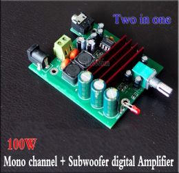 Amplifiers TPA3116 100W mono Subwoofer Digital Power bass Amplifier Board TPA3116D2 Amplifiers