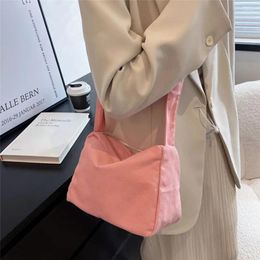 Shoulder Bags Large-capacity Students Canvas Bag Women's Fashion Simple Messenger Tote Female Handbags