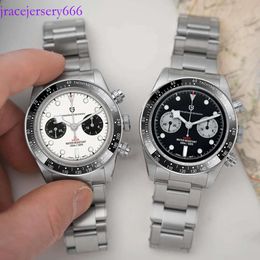 2023 PAGANI DESIGN New BB58 Panda Retro Men's Automatic Chronograph Sapphire Mirror Japan Move Men Quartz Wrist Watch Waterproof