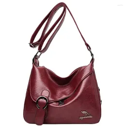 Shoulder Bags 2024 Luxury Designer Handbag Large Capacity Women Pu Leather Fashion Ladies Messenger Tote Bag Sac