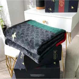 Designer Blanket Classic Design Delicate Air Conditioning Car Bath Towel Soft Winter Fleece Shawl Throw Blankets 2023 2305