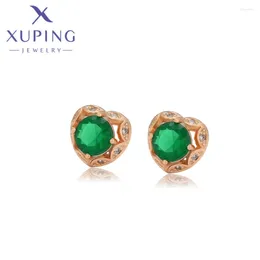 Stud Earrings Xuping Jewelry Arrivals Trendy Elegant Geometry GoId Color Unique Piering For Woman Girl Christmas Gifts X000776368