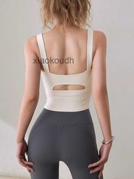 Designer ll-tops Sexiga kvinnor Yoga Sport Underwear Valaua bär sportväst för stötsäker Gathering Dress Professional Running och Fitness Bra