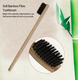 Personalized Bamboo Toothbrushes Tongue Cleaner Denture Teeth Travel Kit Tooth Brush MADE IN CHINA 200 PCS RRA1845968256