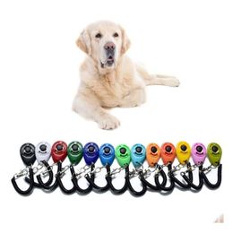 Dog Training & Obedience 14 Colours Pet Bark Clicker Deterrents Trainer Puppy Adjustable Sound Wrist Key Drop Delivery Home Garden Supp Dhytw