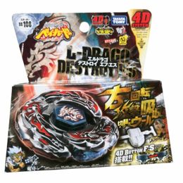 Tomy Beyblade Metal Battle Fusion Top BB108 L- DRAGO DESTROY F S 4D SISTEM WITH Light Launcher 240416