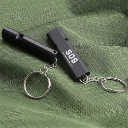 Outdoor Gadgets 1/2Pcs Cam Survival Whistle Frequency Mtifunctional Portable Edc Tool Sos Earthquake Emergency Drop Delivery Sports Ou Otraf