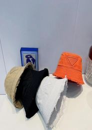 Designer Men039s Women039s New Fringe Bucket Hat 3D Embroidered Logo Cotton Twill Bucket Snapbacks Outdoor Fishing Dress Bea3206967