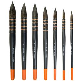 Brushes Watercolor Artist Art Pen Supplie Squirrel Hair Mixed Wooden Handle Paint Brushes