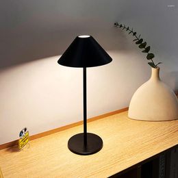 Table Lamps LED Desk Lamp USB Rechargeable 4000mAh Bar Restaurant Decor Light Modern For Bedroom El Living Room