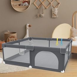 9 Optional Sizes Baby Playpen for Children Indoor Infant Playground Park Safety Fence Self Entertainment 0-6 Years Old Kid 240428
