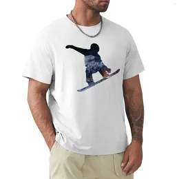 Men's Polos Snowboard T-Shirt Aesthetic Clothes Short Sleeve Tee Tops Plus Size Mens Graphic T-shirts Funny