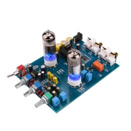 Amplificador bluetooth tubo pré -amplificador febre hiFi 6j5 bile tubo de tubo pré -amplificador NE5532 Placa de controle de tom pré -amplificador