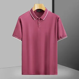 Men's Polos Summer Short Sleeved Shirt For Men Loose Collar Enlarged Business Man Large Casual 190kg 13xl 10xl Clothing 9XL 8XL