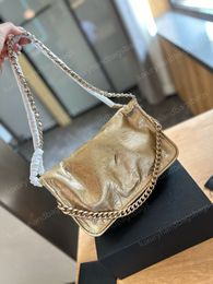 Classic flap black chain bag Woman envelope Designer Shoulder Bag Luxurys Axillary pouch bag handbag even tote Crossbody bag leather purse wallet clutch 26cm WYG