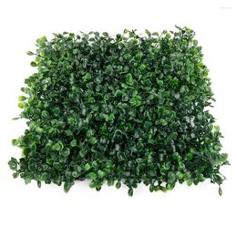 Decorative Flowers 1PC Artificial Plant Walls Foliage Hedge Grass Mat Greenery Panels Fence 25 25cm Simulated Lawn Home Garden Decorations