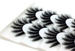 2020 NEW 5 pairs 100 Real Mink Eyelashes 3D Natural False Eyelashes Mink Lashes Soft Eyelash Extension Makeup Kit Cilios 323498952