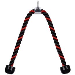 Zaagmachines 120/150cm Heavy Duty Tricep Rope Pull Down Fiess Cable Attachment Biceps Triceps Back Muscle Exerciser Coated Nylon Rope