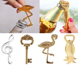 Novelty Pineapple Flamingo Palm Beer Bottle Opener Wine Bottle Openers Barware Tool Anniversary Wedding Hawaii Beach Party Favour g5338681