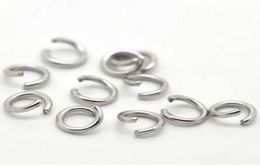 LASPERAL 500PCs Stainless Steel Round Open Jump Rings 6mm14quot Accessories DIY Jewellery Findings Components Bright Silver Ton5687214