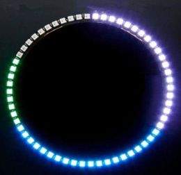 Accessories Ring Wall Clock 60 X Ultra Bright WS2812 5050 RGB LED Lamp Panel For Arduino