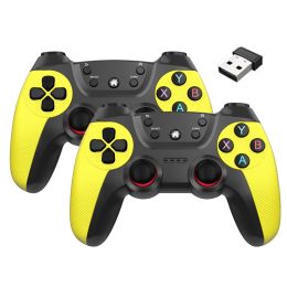 Mice BOYHOM Wireless doubles game Controller For Linux/Android phone For Game Box Game stick PC Smart TV Box 2.4G gamepad Joystick