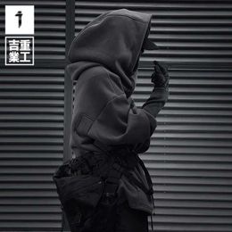 Men's Hoodies Sweatshirts 11 BYBBS DARK 2024 Functional Hoodie Mens Fashion Wizard Hoodie Sweatshirt Pullover Harajuku Hip Hop Street Hoodie Techwear Q240506