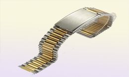 Watchband Stainless Steel Metal Watch band Straight End 18mm Silver Black For Rado Men Watches19841046274