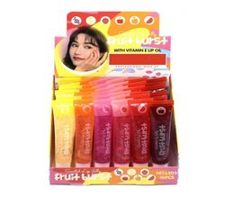 Longlasting Waterproof Plumping Lip Gloss Cosmetics Moisturiser Hydrating Fruit Burst Lip Oil Scented Lips Stain Easy To Wear DHL1279224