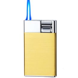 Decorative Blue Flame Refillable Turbo Cigarette Smoking Jet Flame Lighter For Cigar,Promotion