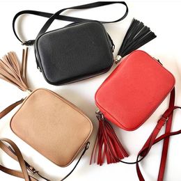 Womens Luxurys Shoulder Designer bag tassel Camera messenger bag Leather Purse and handbag tote fashion bag man zipper wallet Even Clutch top quality Crossbody Bags