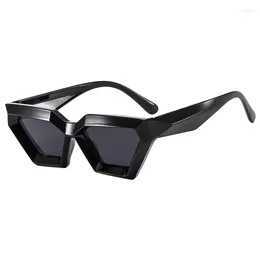 Sunglasses Polygonal Travel Fashion Men's And Women's Punk Personality Hip Hop Spicy Girl Sunshade