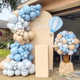Party Decoration 145pcs Cream Peach Wedding Birthday Latex Balloon Garland Holiday Gender Reveal Baby Shower Ballons